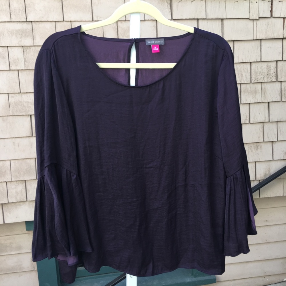 NWT Vince Camuto XL Royal Plum Top Bell